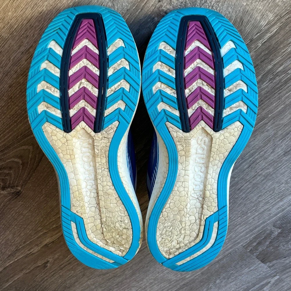 Saucony Edorphin Pro 2 Speedroll Royal Blue White Womens 8 UK‎ 6 EU 39